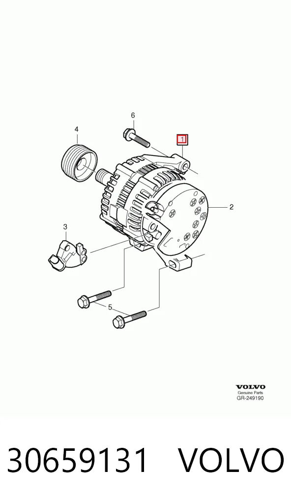 30659131 Volvo Alternador de coche