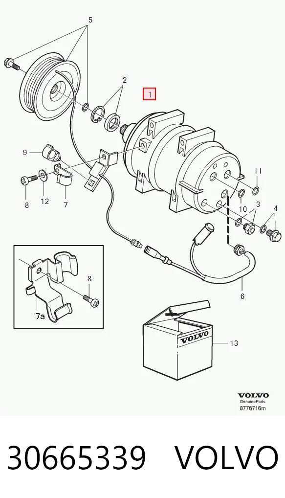 30665339 Volvo Compresor climatizador