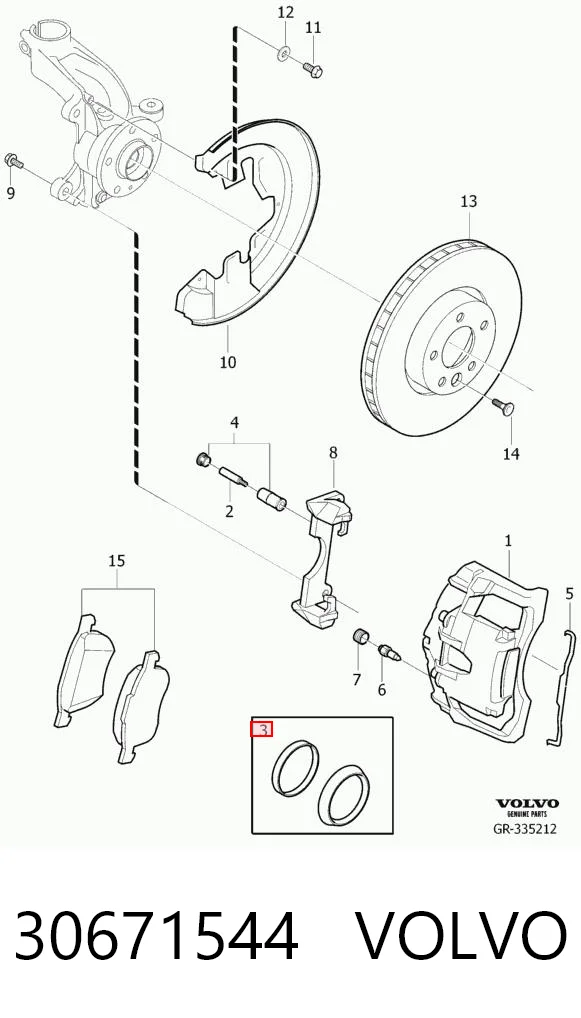 Kit de reparación de frenos Freelander I SUV (1997-2006) original desde 11,07 €