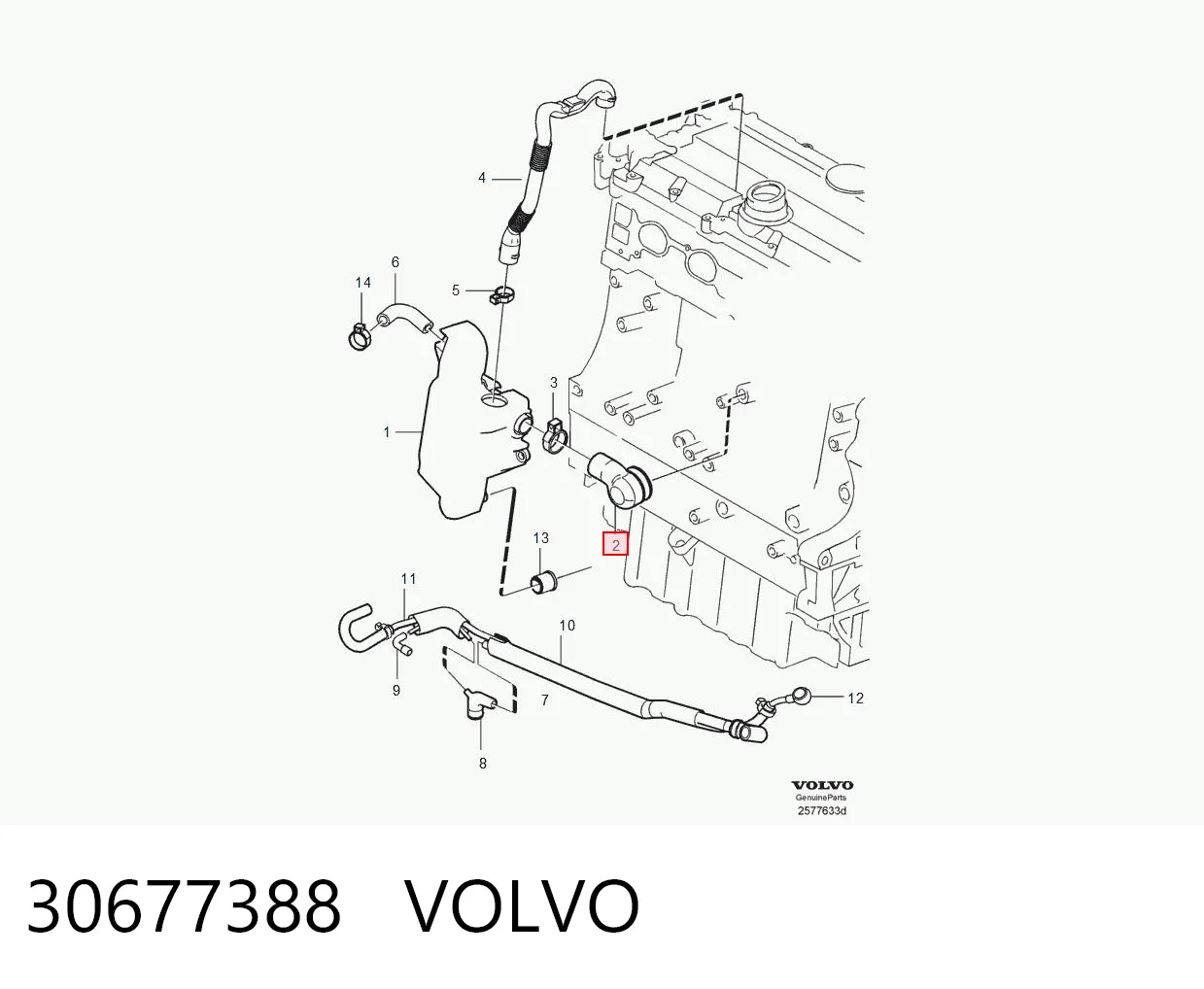 30677388 Volvo Decantador de aceite