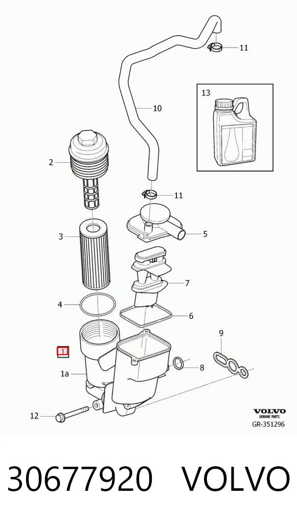 30677920 Volvo Portafiltro de aceite