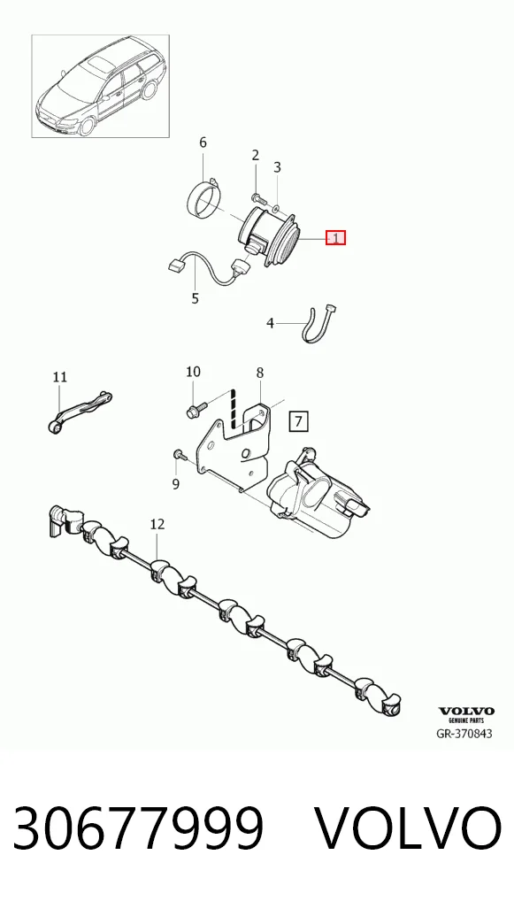 30677999 Volvo Sensor de flujo de aire