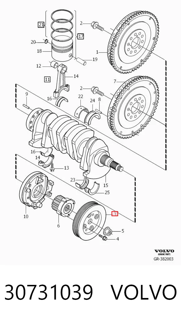 30731039 Volvo Dámper
