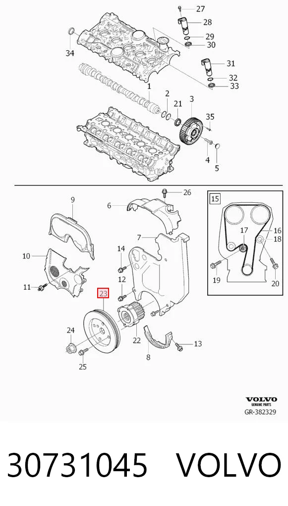 30731045 Volvo Dámper