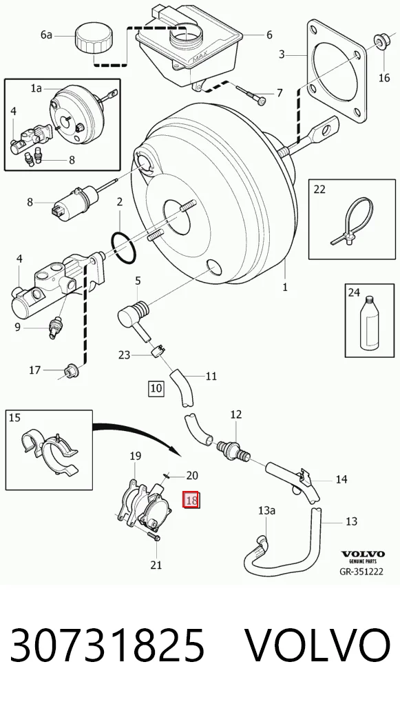 Depresor de freno  SKV 18SKV071