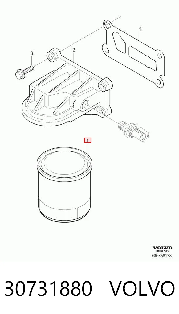 30731880 Volvo Filtro aceite