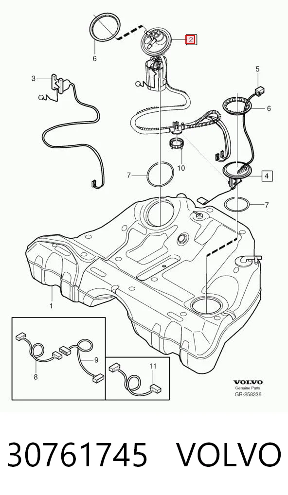 30761745 Volvo Unidad de alimentación de combustible