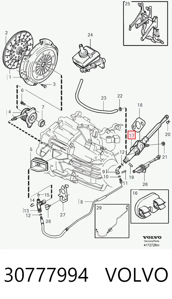 Bomba de embrague XC70  familiar (2000-2007) original desde 124,34 €