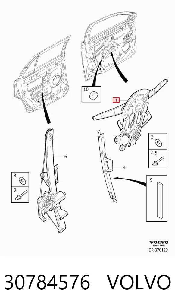 30784576 Volvo Elevalunas