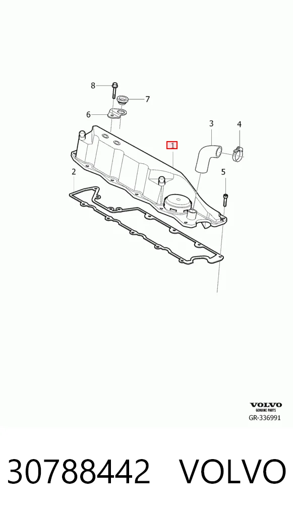 30788442 Volvo Tapa de culata