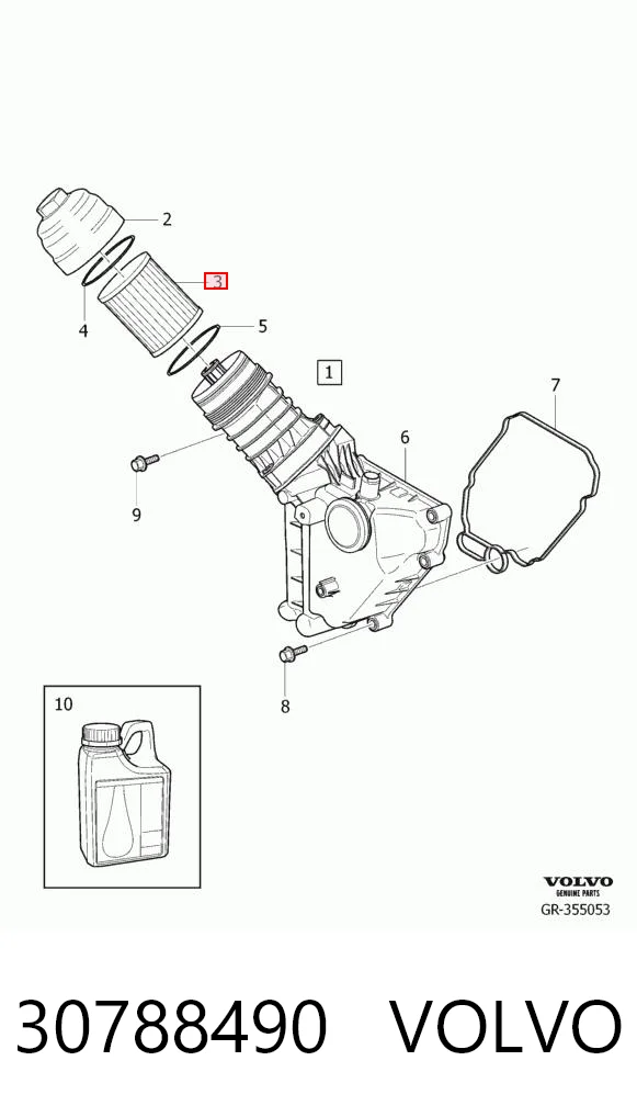 30788490 Volvo Filtro aceite