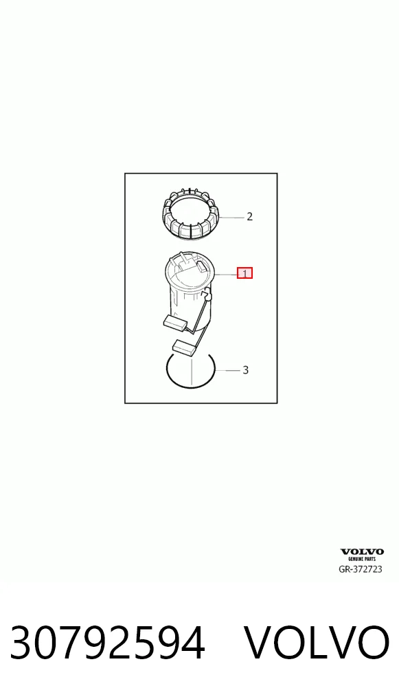 30792594 Volvo Módulo de alimentación de combustible