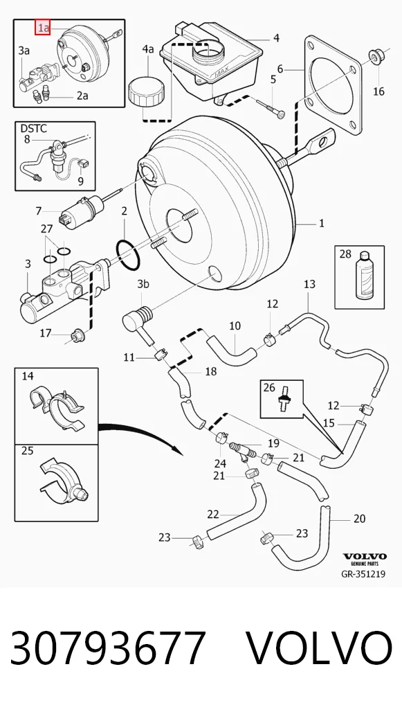 30793677 Volvo Servofreno