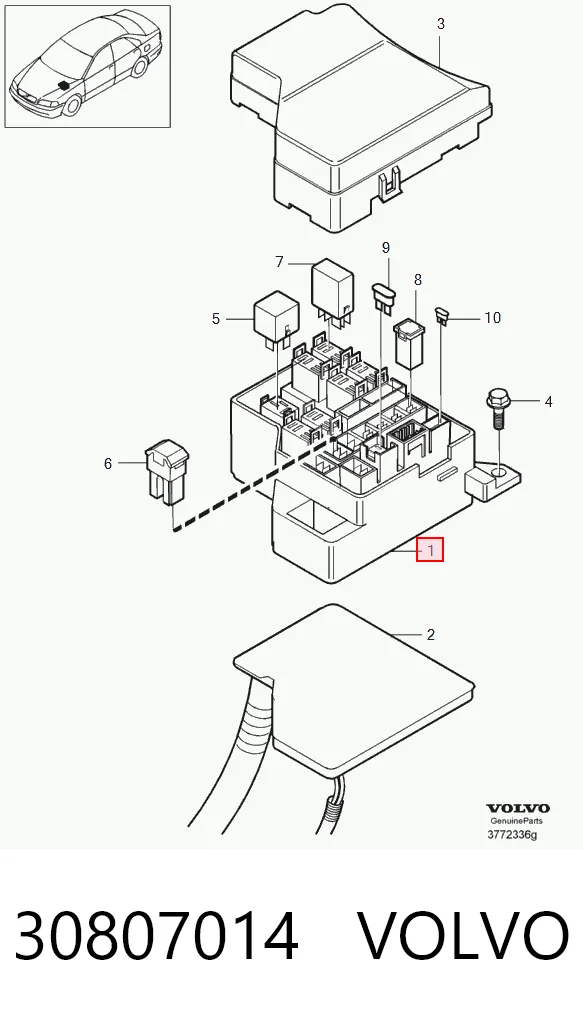 Comprar Caja de fusibles Volvo S40 I VS a bajo precio