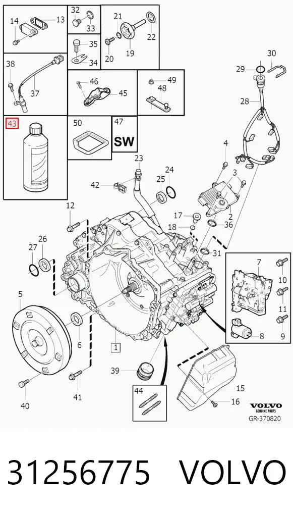 31256775 Volvo Aceite caja cambios