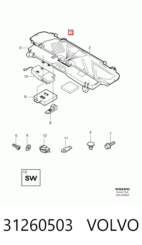 Comprar Antena Volvo XC90 a bajo precio