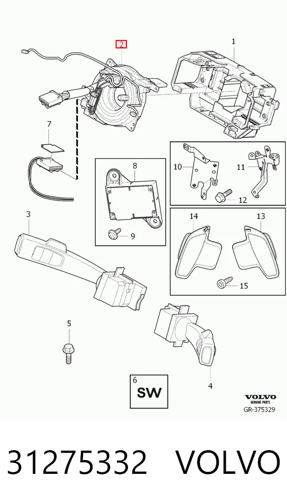 Comprar Anillo AIRBAG Volvo S80 II AS, AR