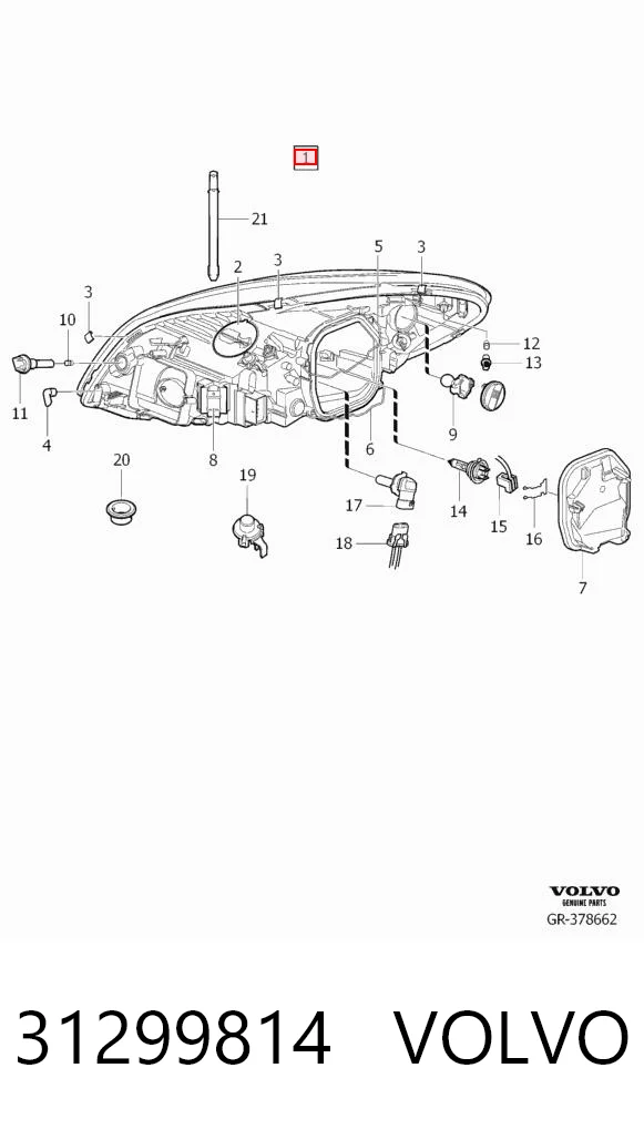 Faros para Volvo C30  M