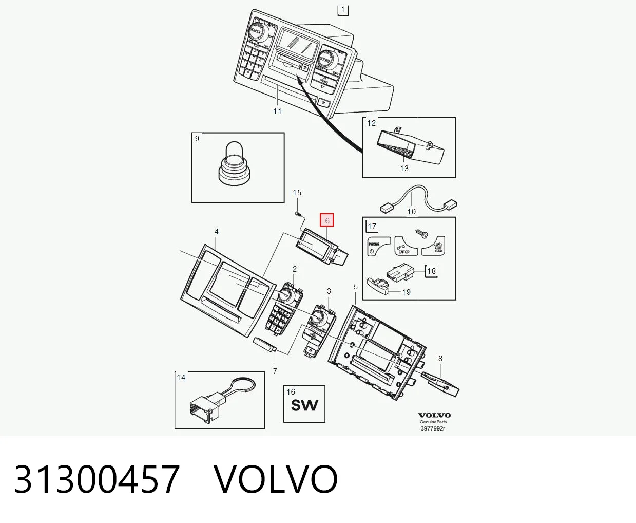 Pantalla multifuncion para Volvo XC90  