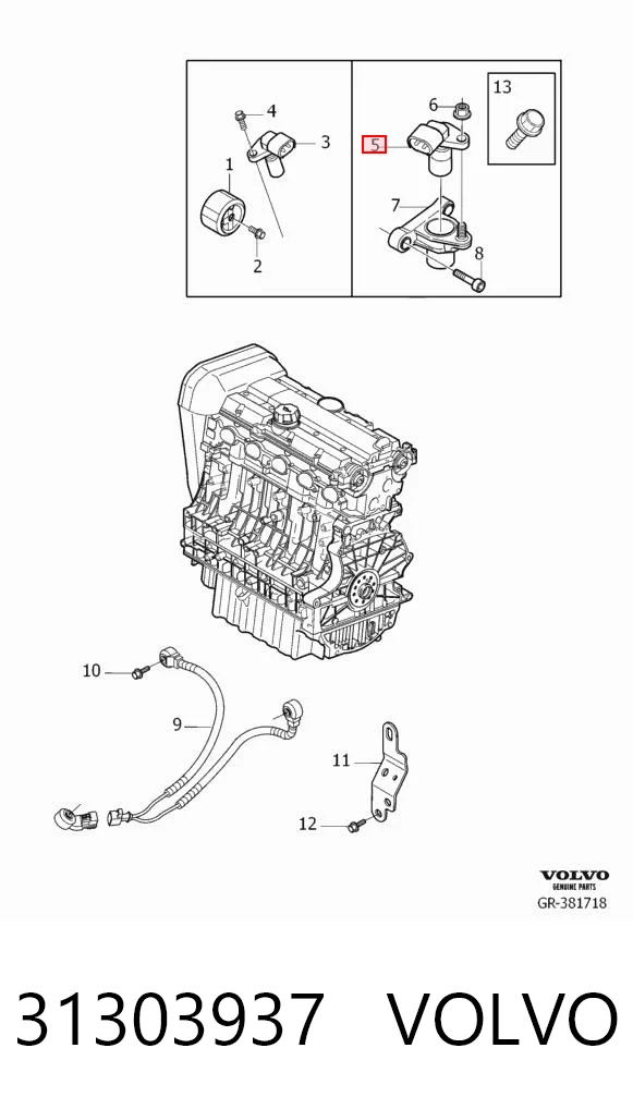 Comprar Sensor de cigüeñal Volvo V40  525, 526