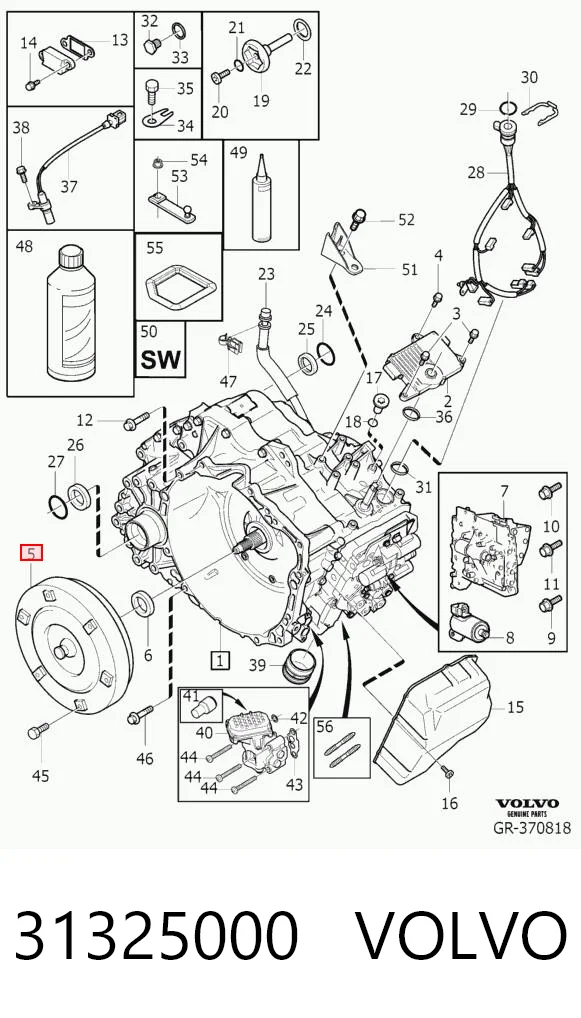 Convertidor de par 31325000 VOLVO