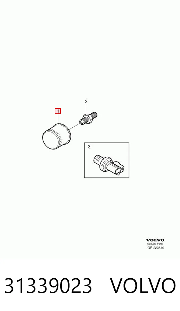 31339023 Volvo Filtro aceite