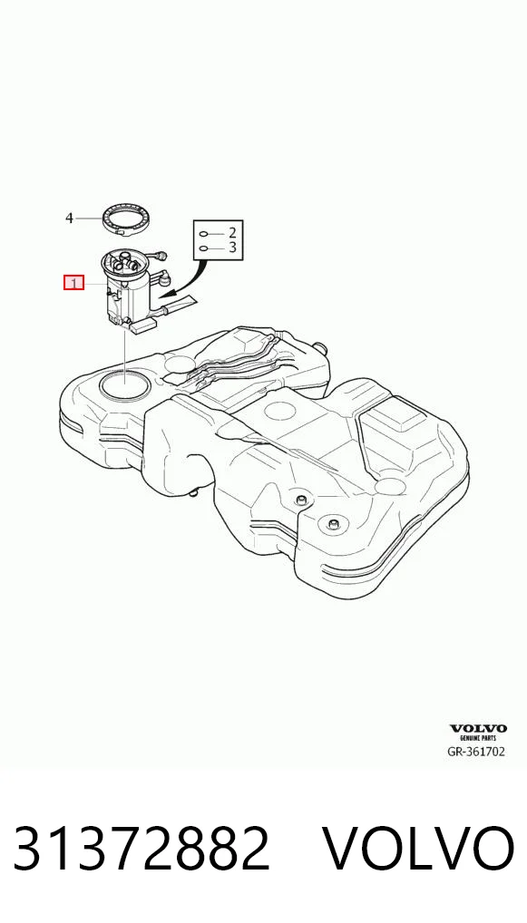31372882 Volvo Módulo de alimentación de combustible