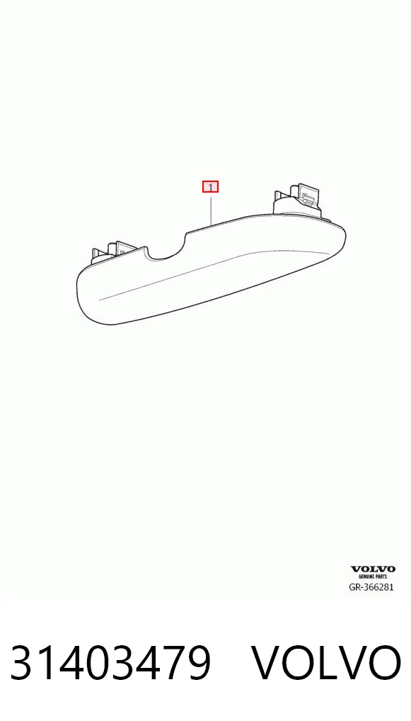 31403479 Volvo Estuche para gafas