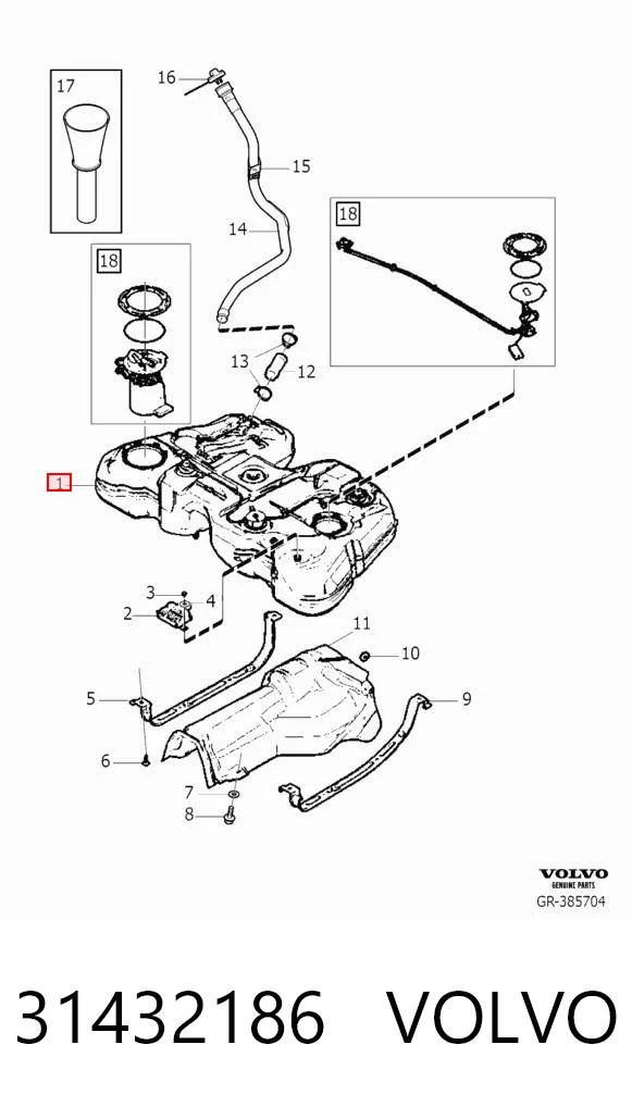 Comprar Depósito de gasolina Volvo S80 II AS, AR