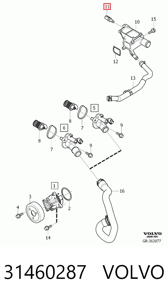 Sensor de temperatura del motor Ford Mondeo III hatchback comprar en España