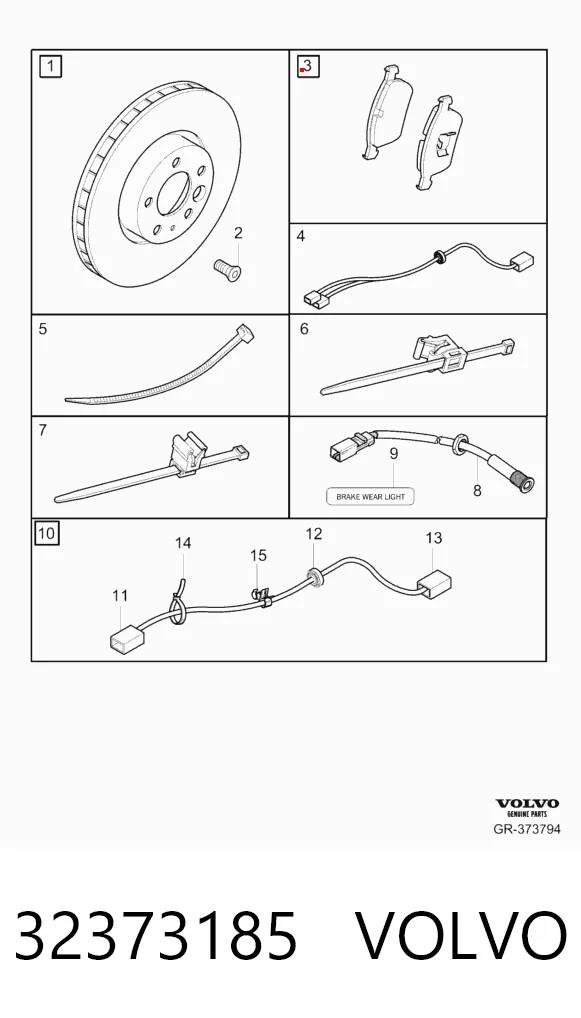 Comprar Pastillas de freno delanteras de disco Volvo S80 II AS, AR a bajo precio