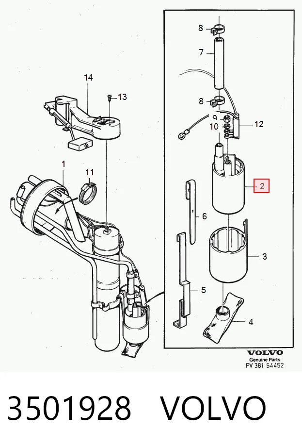 Módulo de alimentación de combustible para Audi 100 C2 43