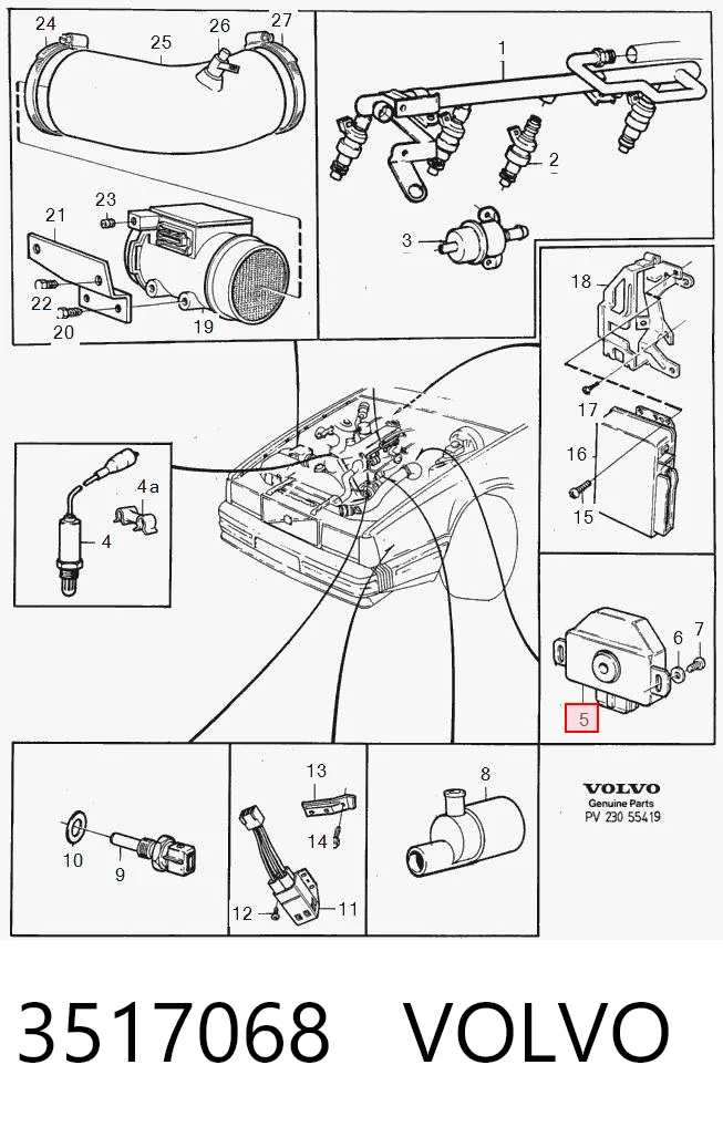  Sensor TPS Renault 21 