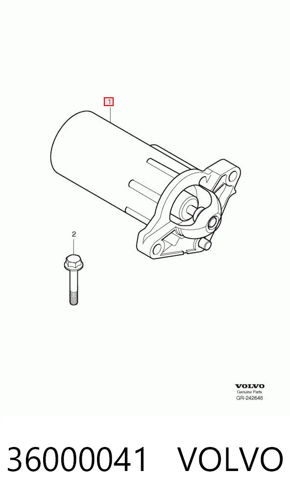 36000041 Volvo Arranque motores