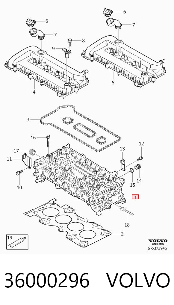 Culata 36000296 VOLVO