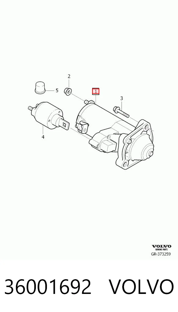 Motor de arranque VOLVO 36001692