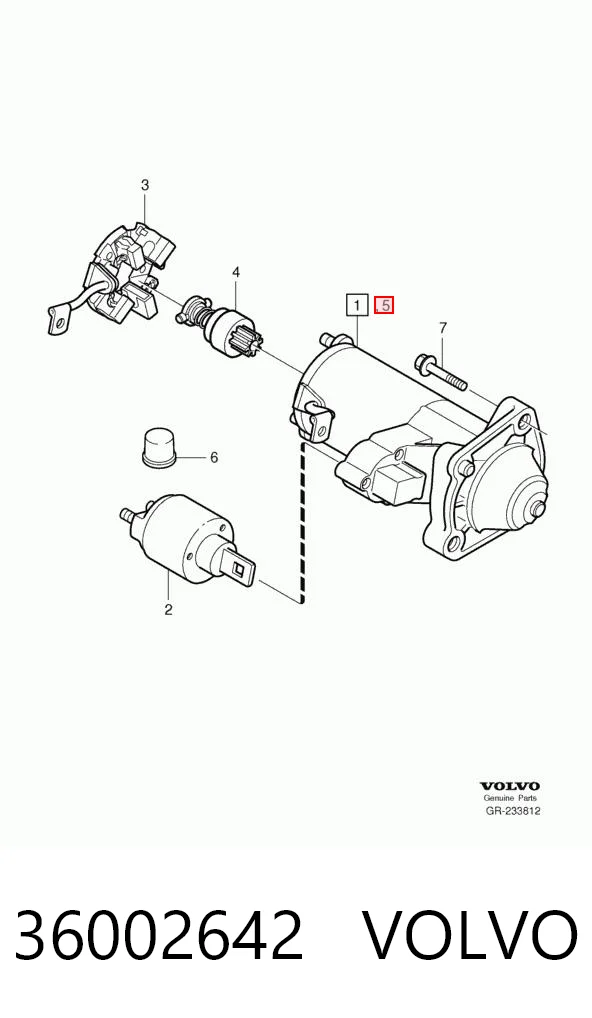 Motor de arranque VOLVO 36002642