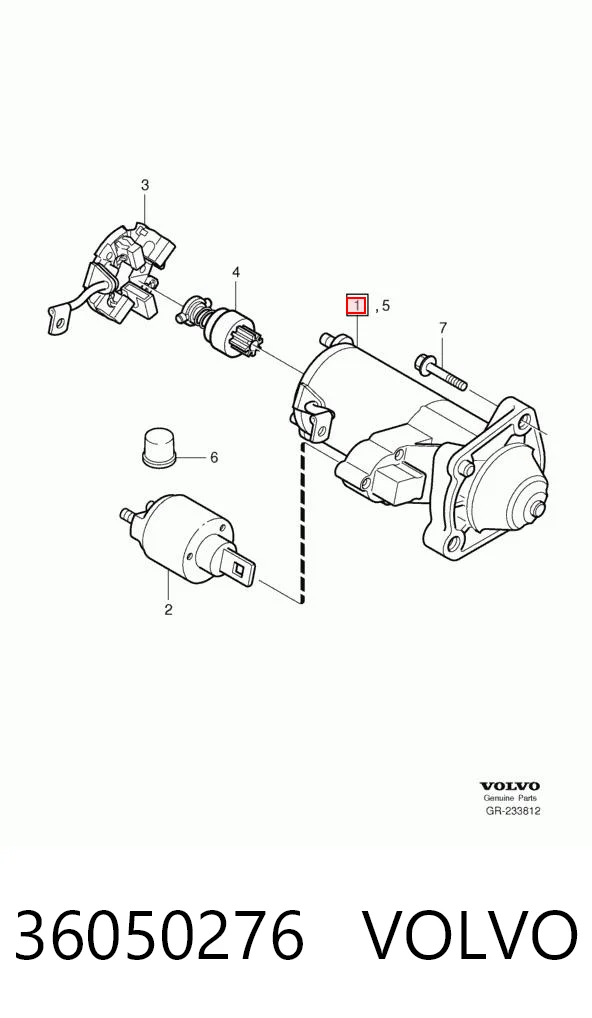 Motor de arranque VOLVO 36050276