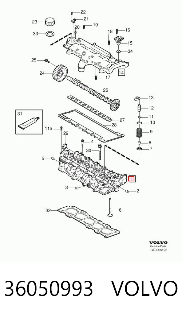 Culata 36050993 VOLVO