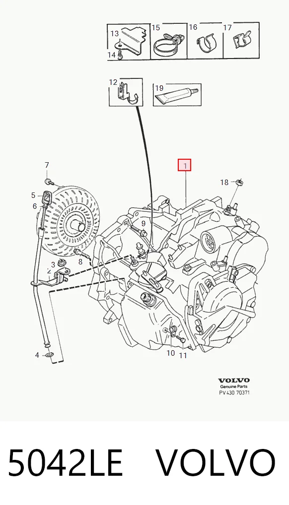 5042LE Volvo Transmisión automática