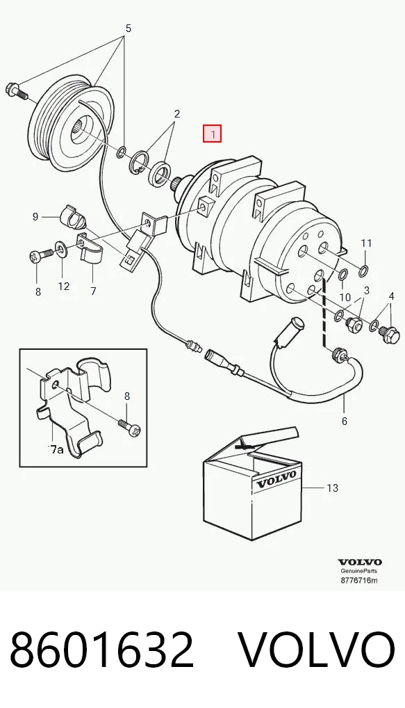8601632 Volvo Compresor climatizador