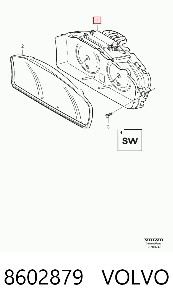 Modulo encendido para Volvo S40 II MS