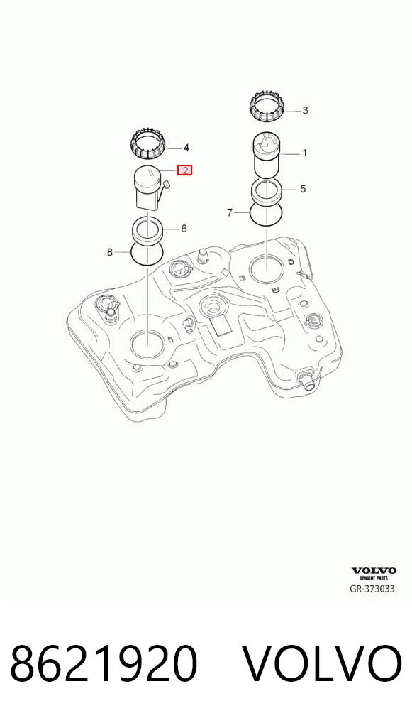 Comprar Aforador de nivel de combustible Volvo V40  525, 526 a bajo precio