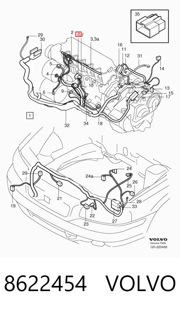 Comprar 1350885080 Fiat/Alfa/Lancia Cable de inyector (adaptador)