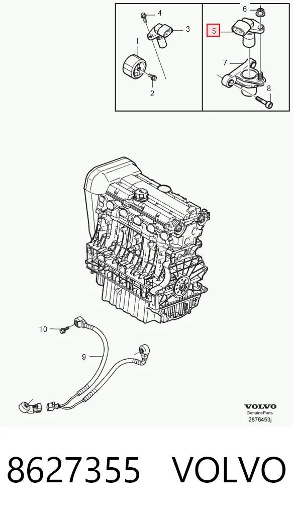 8627355 Volvo Sensor de posición del cigüeñal