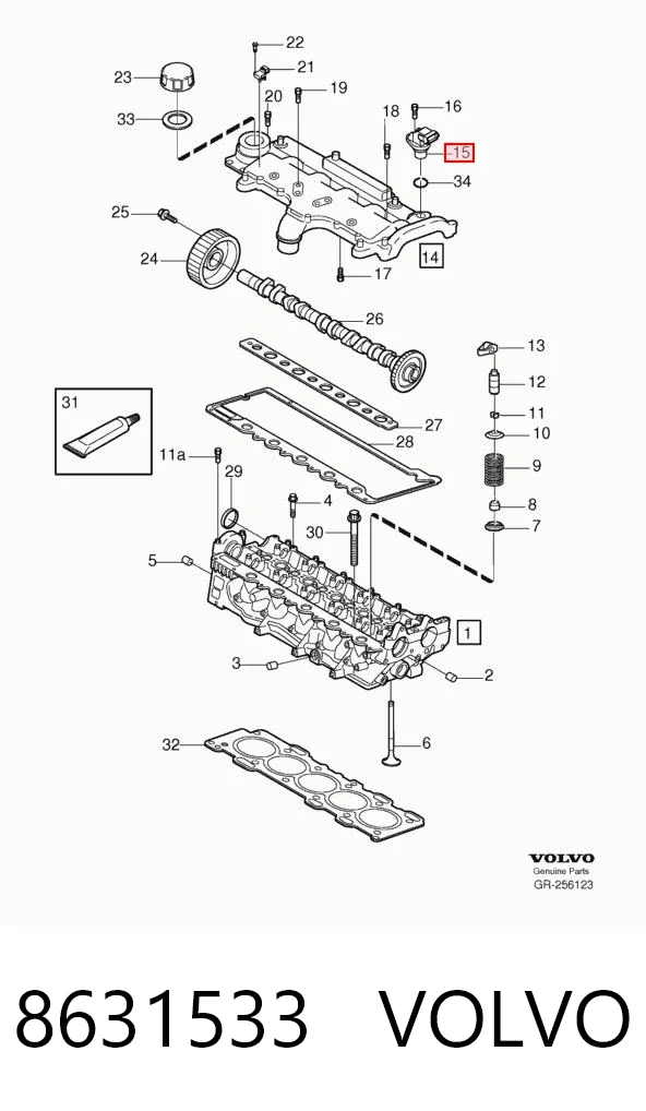 8631533 Volvo Sensor posición arbol de levas