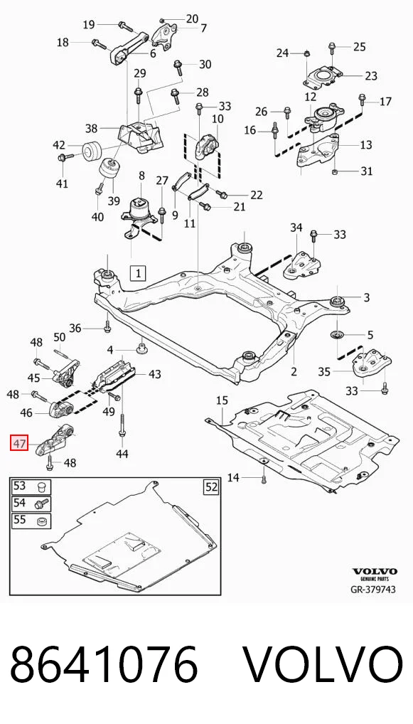  Taco de caja de cambios Volvo S80 2