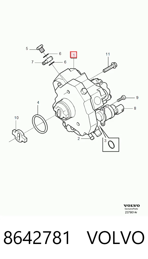 Bomba de inyección para Volvo S80 I TS, TH, KV