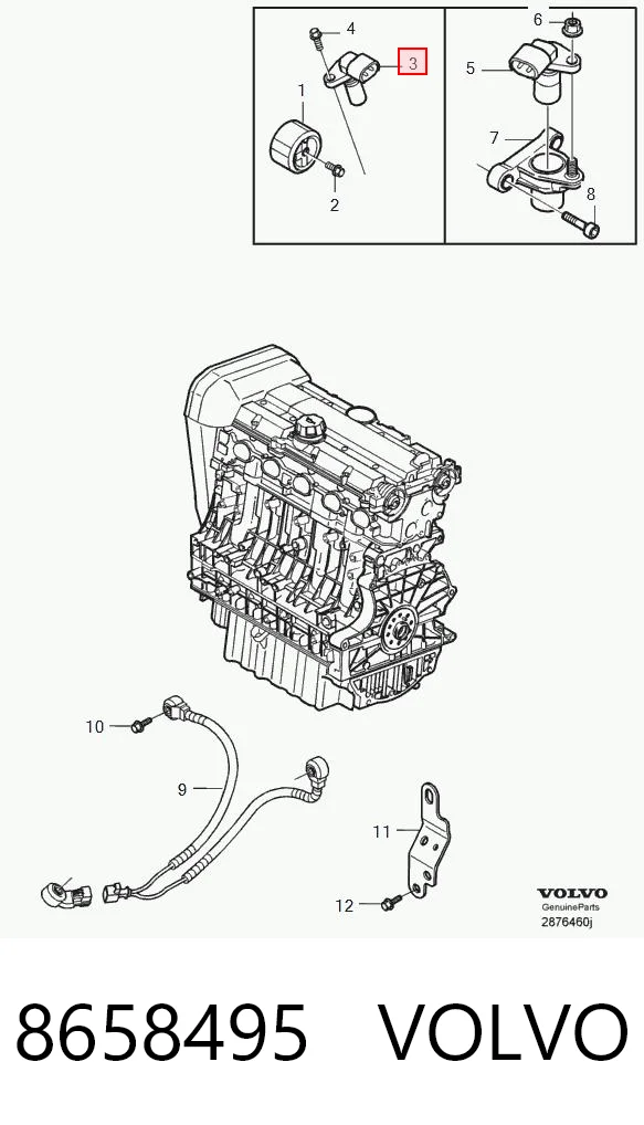 8658495 Volvo Sensor posición arbol de levas