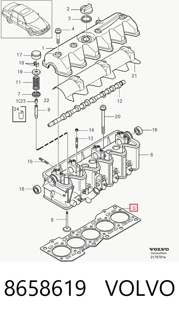 Empaque de culata Volkswagen Transporter T4